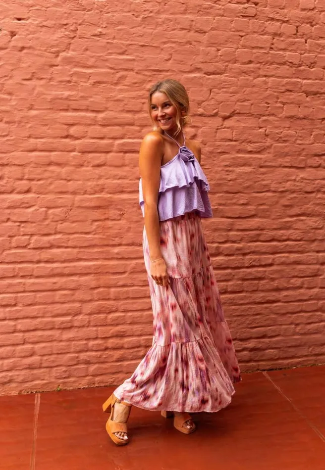 Women039s Clothing Skirts Easy Clothes Pink Patterned Esteban Skirt Women039s Clothing Skirts Easy Clothes Pink Patterned Esteban Skirt