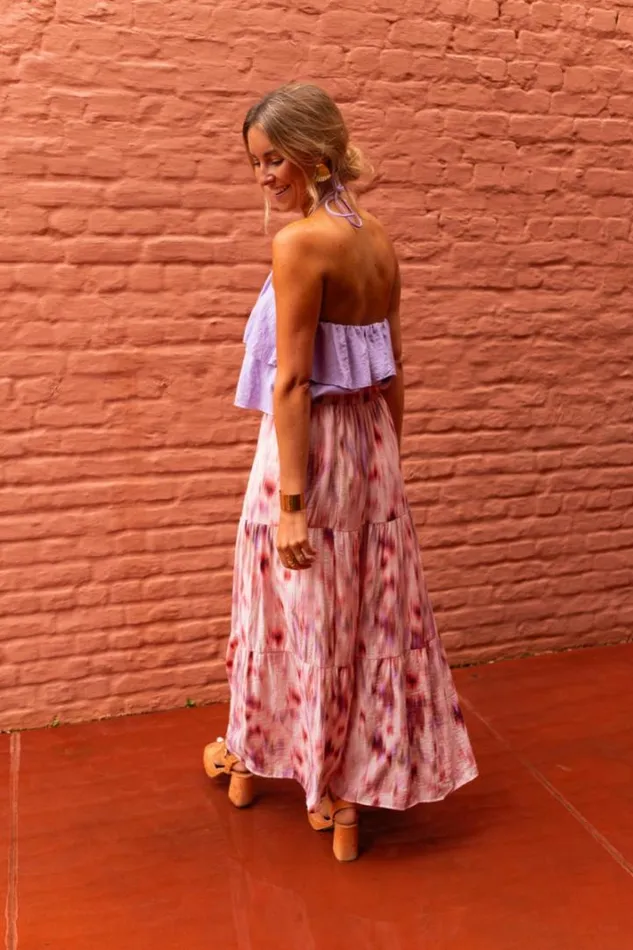 Women039s Clothing Skirts Easy Clothes Pink Patterned Esteban Skirt Women039s Clothing Skirts Easy Clothes Pink Patterned Esteban Skirt