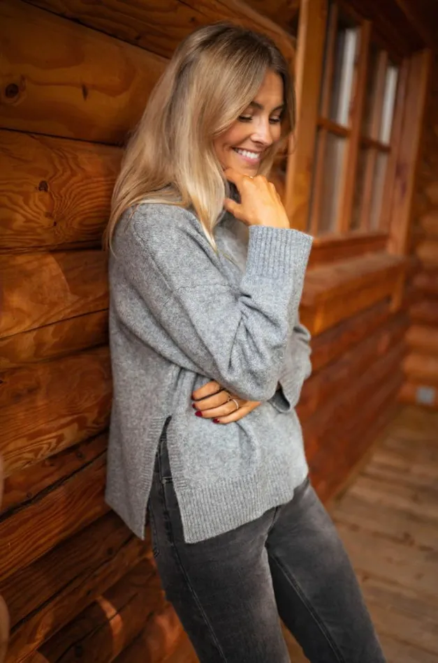 Women039s Clothing Sweaters Easy Clothes Grey Aubin Sweater Grey