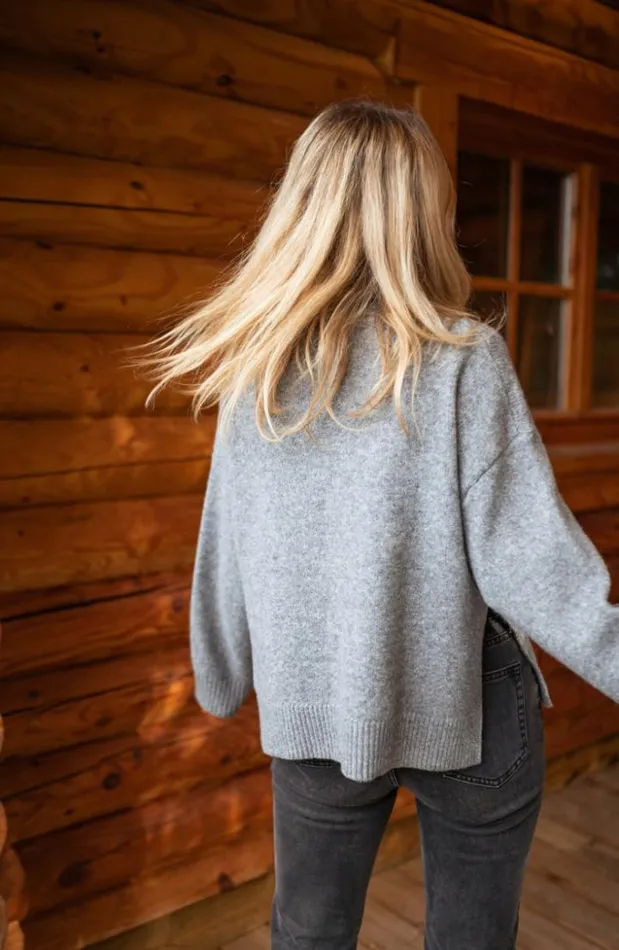 Women039s Clothing Sweaters Easy Clothes Grey Aubin Sweater Grey