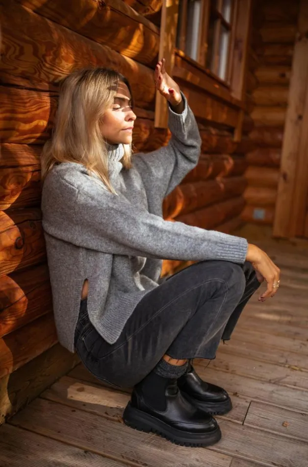 Women039s Clothing Sweaters Easy Clothes Grey Aubin Sweater Grey