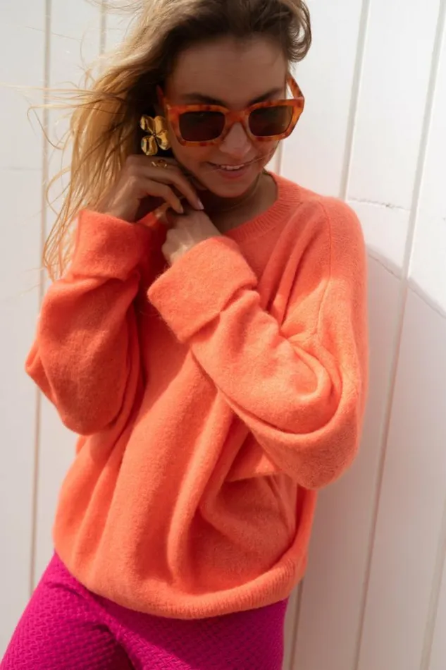 Women039s Clothing Sweaters Easy Clothes Orange Jena Sweater Orange Women039s Clothing Sweaters Easy Clothes Orange Jena Sweater Orange