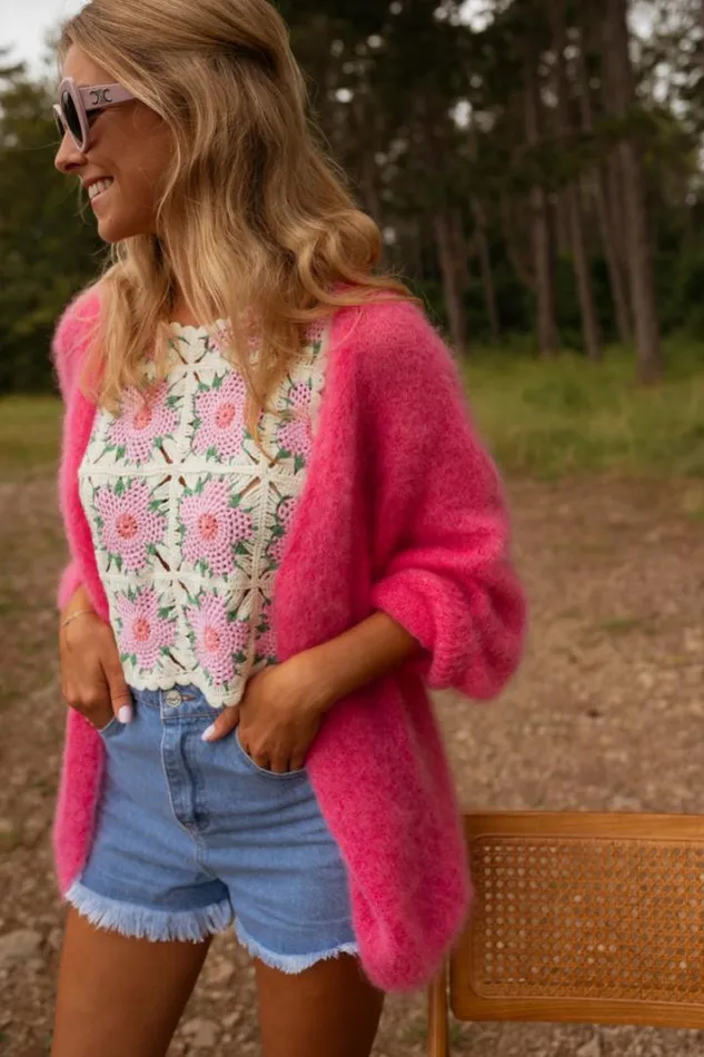 Women039s Clothing Tops Easy Clothes Ecru And Pink Alisha Top Women039s Clothing Tops Easy Clothes Ecru And Pink Alisha Top
