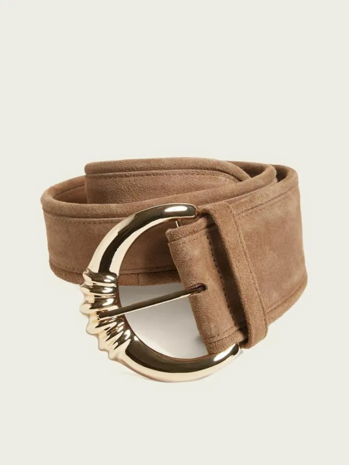 Women Accessories Marciano Suede Waist Belt Macchiato Multi
