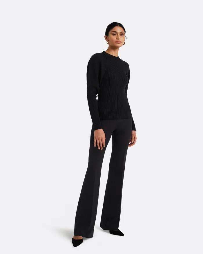 Women Alexa Black Trousers Black Icons Safiyaa