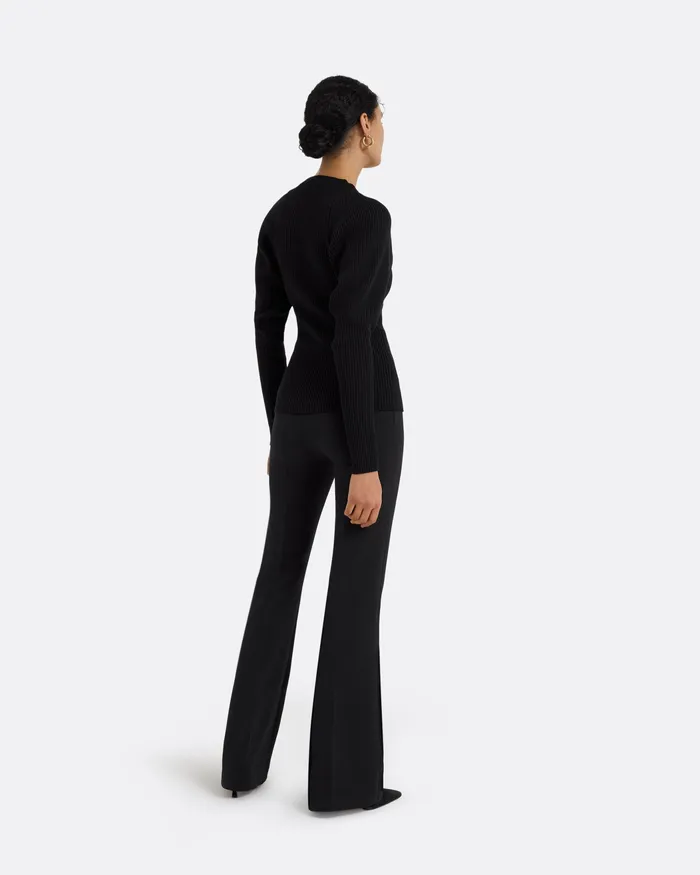 Women Alexa Black Trousers Black Icons Safiyaa
