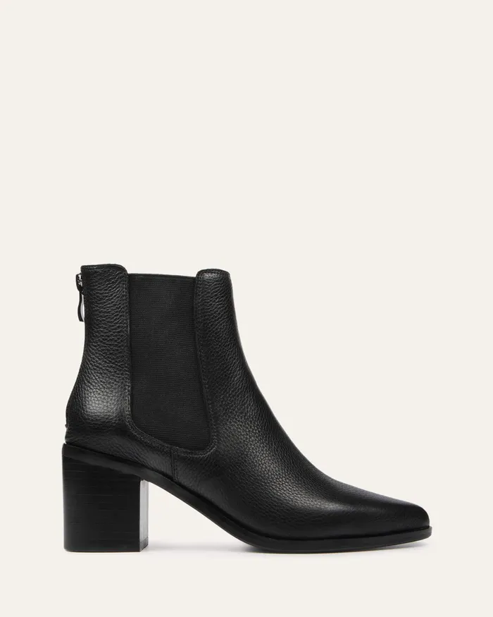 Women Allure mid ankle boots black leather MID ANKLE BOOTS jomercer