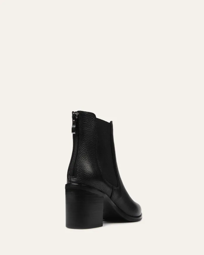 Women Allure mid ankle boots black leather MID ANKLE BOOTS jomercer