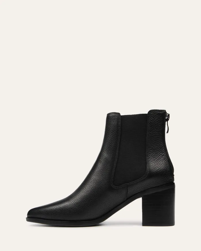 Women Allure mid ankle boots black leather MID ANKLE BOOTS jomercer