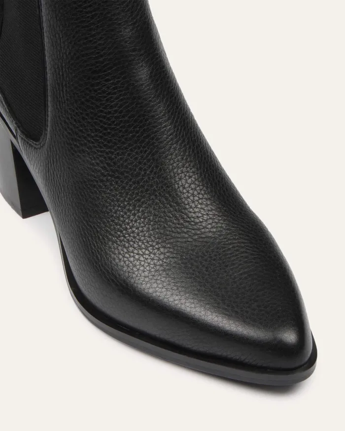 Women Allure mid ankle boots black leather MID ANKLE BOOTS jomercer