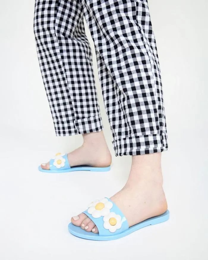 Women Babe Spring Bluewhite Melissa Slides