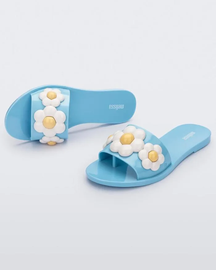 Women Babe Spring Bluewhite Melissa Slides
