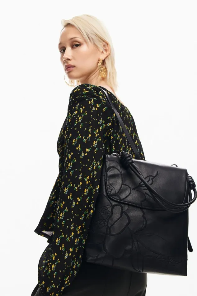Women Backpacks Desigual Mini Botanical Multiposition Backpack