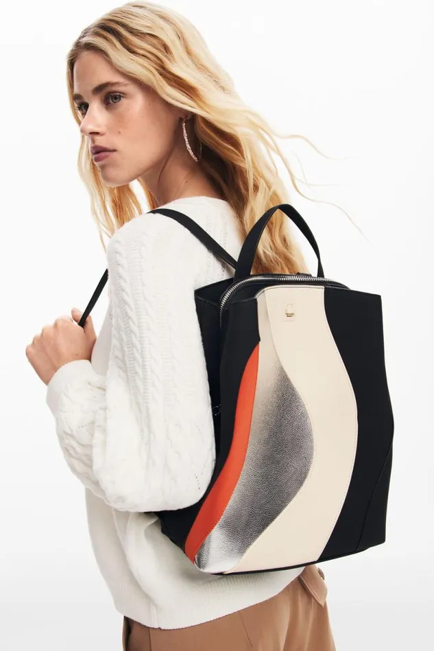 Women Backpacks Desigual S Backpack With Waves