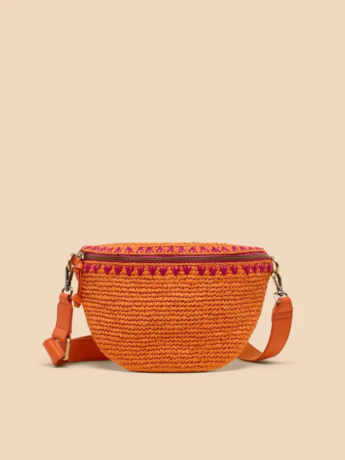 Women BAGS and PURSES White Stuff Sebby Mini Raffia Sling Bag Bright Orange Women BAGS and PURSES White Stuff Sebby Mini Raffia Sling Bag Bright Orange