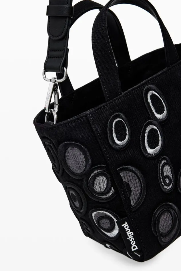 Women Bags Desigual Nylon Bag With Circles
