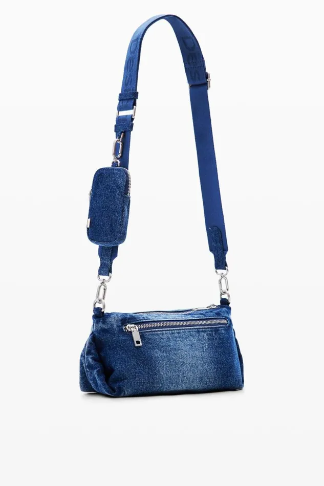Women Bags Desigual Small Denim Crossbody Bag