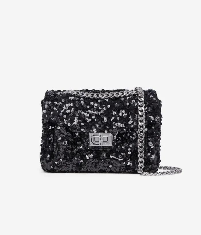 Women Bags THE KOOPLES Emily Soft Bag With Black Sequins
