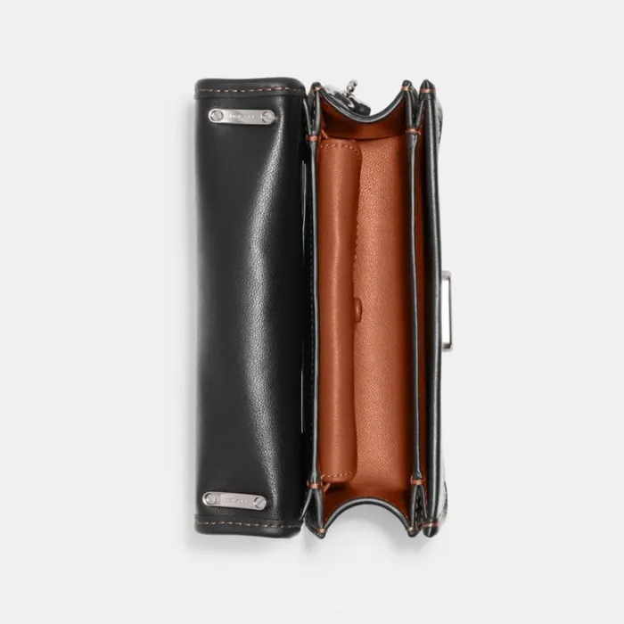 Women Bandit Crossbody In Signature Textile Jacquard Silvercocoa Black Coach Shoulder Bags and Hobos Women Bandit Crossbody In Signature Textile Jacquard Silvercocoa Black Coach Shoulder Bags and Hobos
