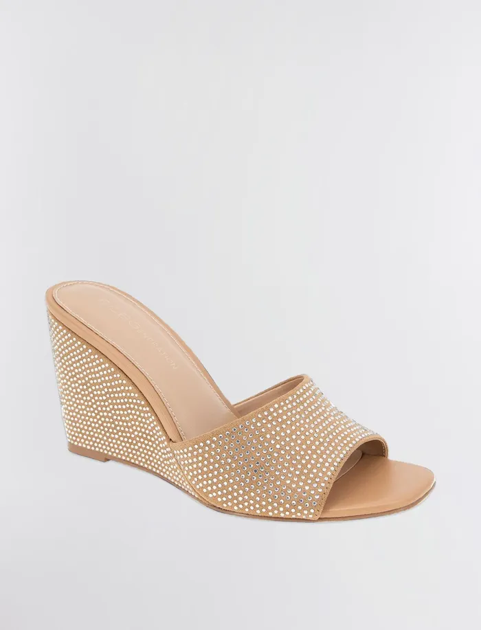 Women BCBGeneration BCBG Tan Giani Wedge Sandal Tanclear