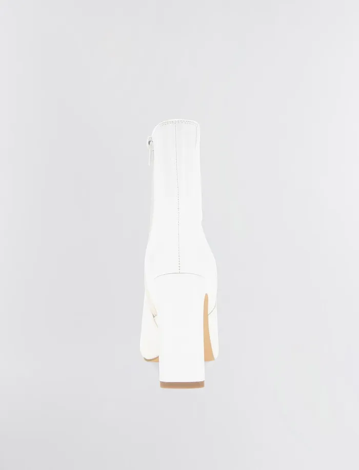 Women BCBGeneration BCBG White Kalia Bootie Cloud Dancer