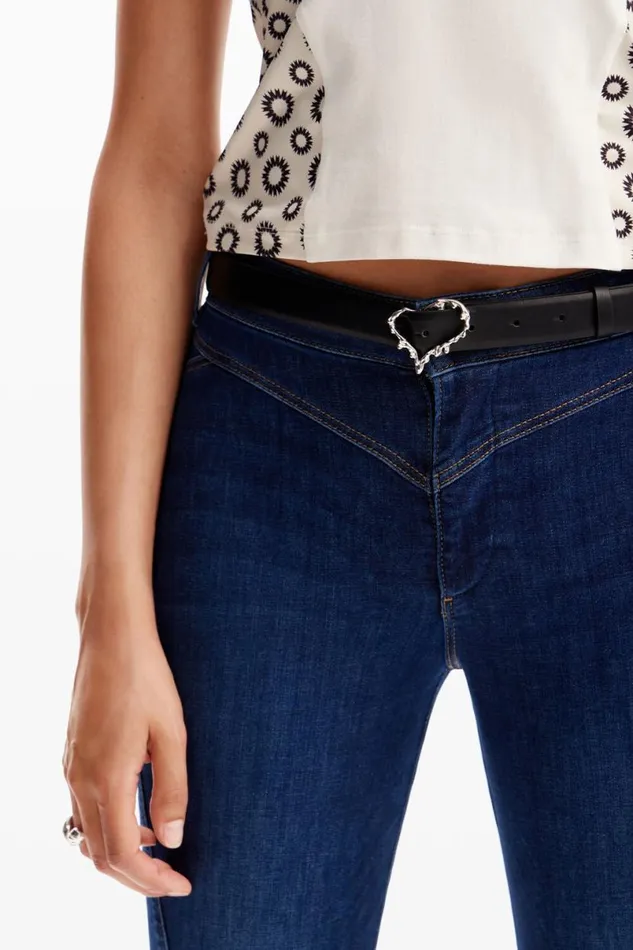 Women Belts Desigual Zalio Leather Belt