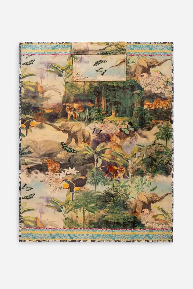 Women Blankets Johnny Was RAWI TRAVEL BLANKET Rawi Scarf Print