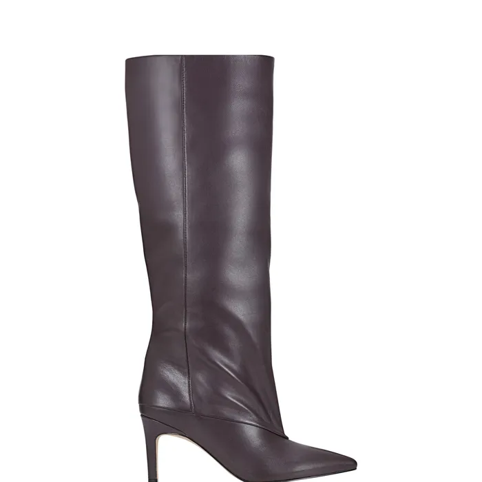 Women Boots Marc Fisher Gentle Dress Boot Dark Red Leather