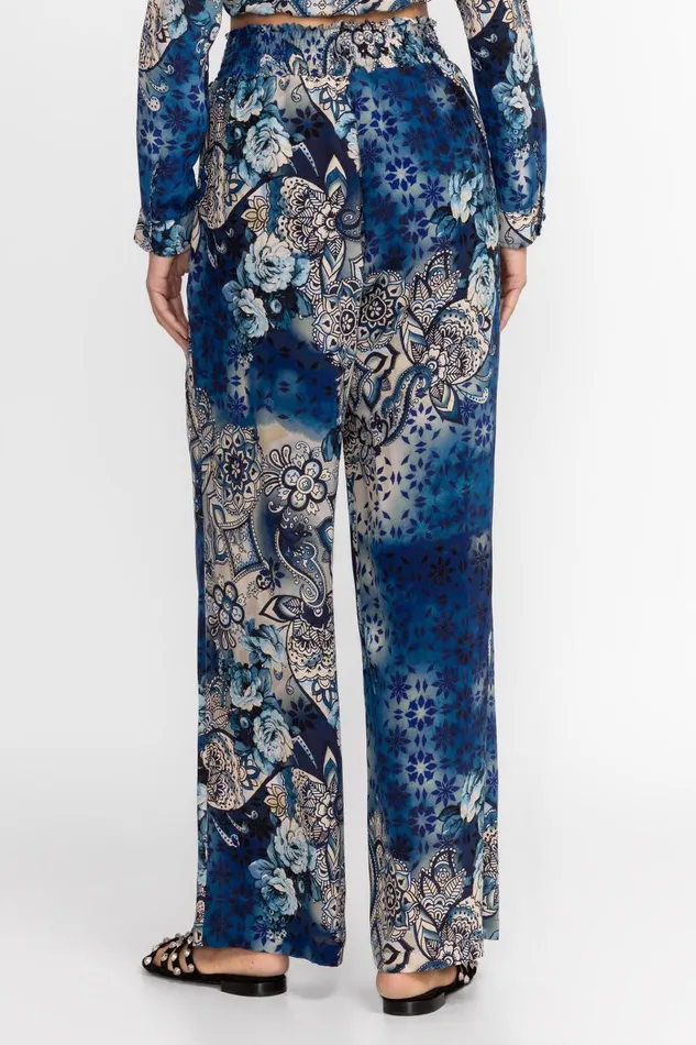 Women Bottoms Johnny Was SMOCKED WAIST PANT Isobel Women Bottoms Johnny Was SMOCKED WAIST PANT Isobel