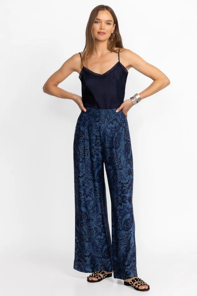 Women Bottoms Johnny Was WIDE LEG PLEAT PANT Zoia Women Bottoms Johnny Was WIDE LEG PLEAT PANT Zoia