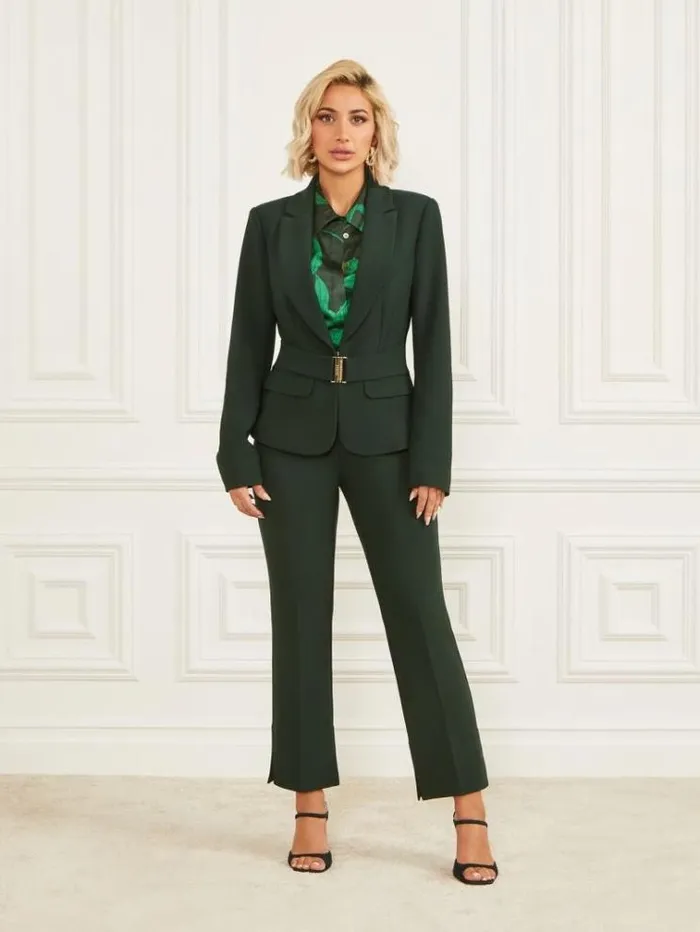 Women Bottoms Marciano Braxton Pant Chenille Green Women Bottoms Marciano Braxton Pant Chenille Green