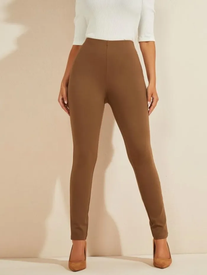 Women Bottoms Marciano Jane Ponte Legging Burnt Wood