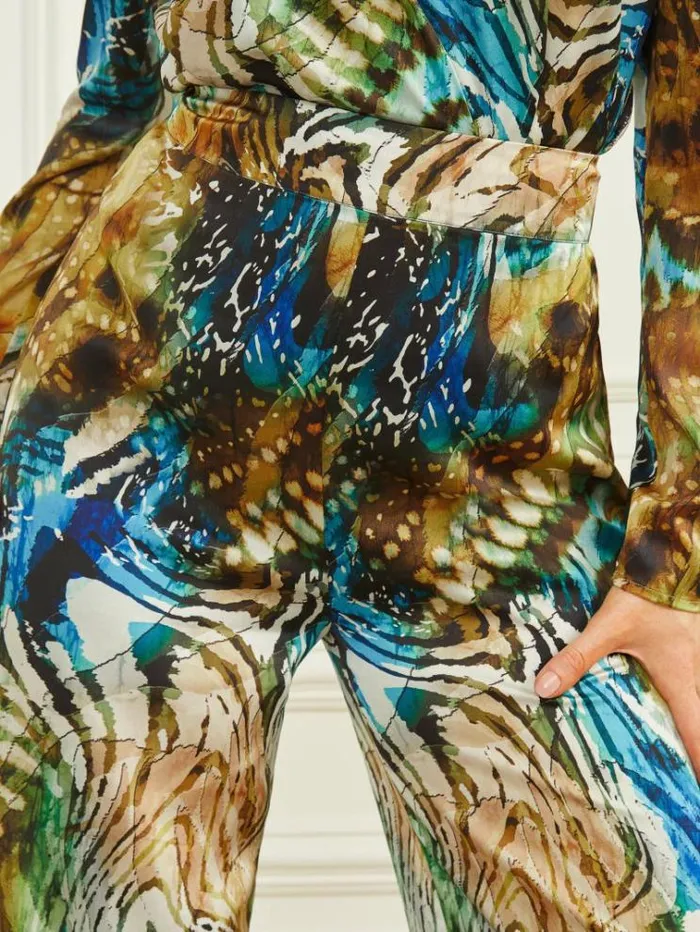 Women Bottoms Marciano Lucy Pant Eutopia Print Women Bottoms Marciano Lucy Pant Eutopia Print