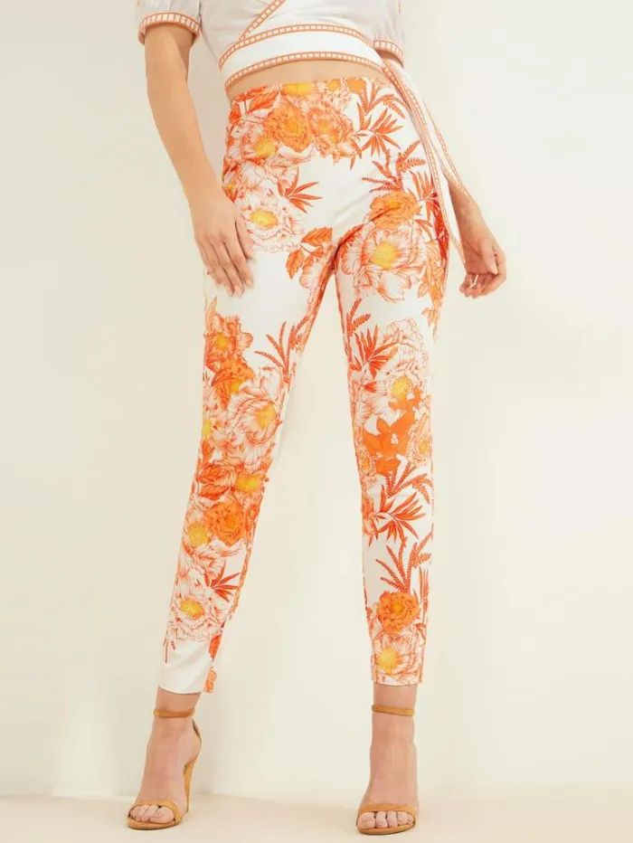 Women Bottoms Marciano San Lucas Elle Capri Pant San Lucas Floral