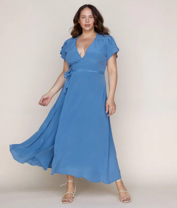 Women Bridal Christy Dawn The Autumn Dress Ocean Silk