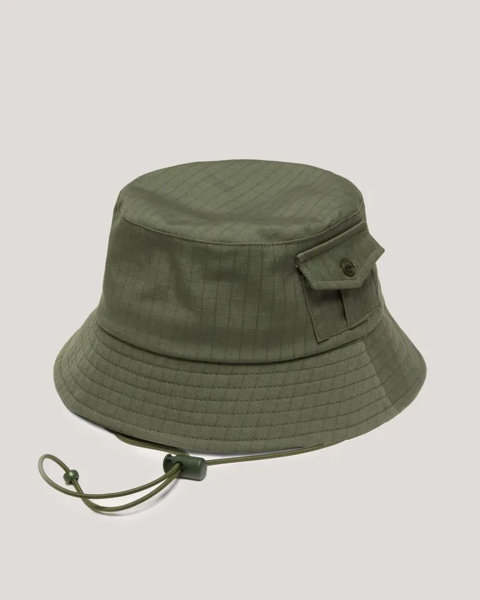 Women Bush Hat Green YMC Headwear