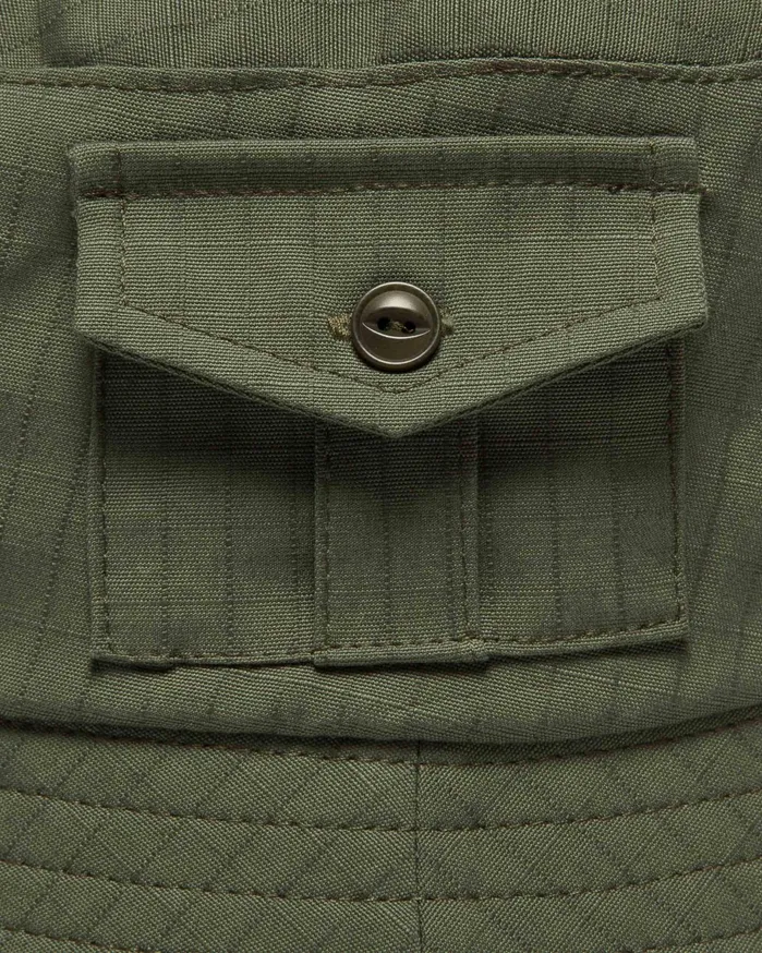 Women Bush Hat Green YMC Headwear