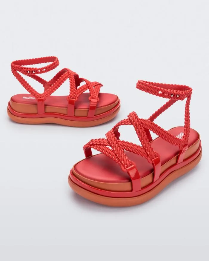 Women Buzios Red Melissa Platforms