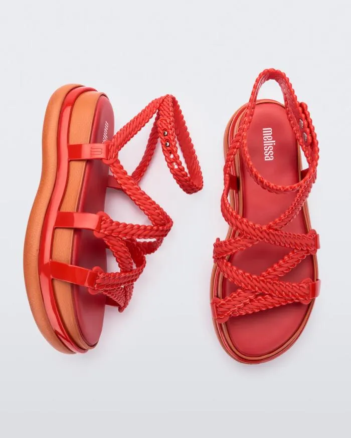 Women Buzios Red Melissa Platforms