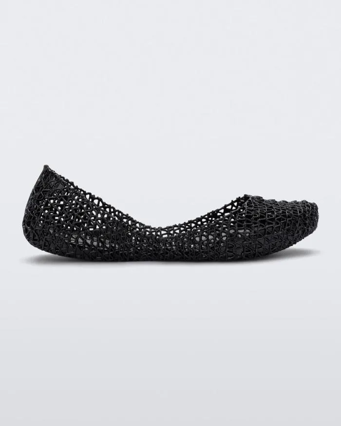 Women Campana Black Melissa Flats