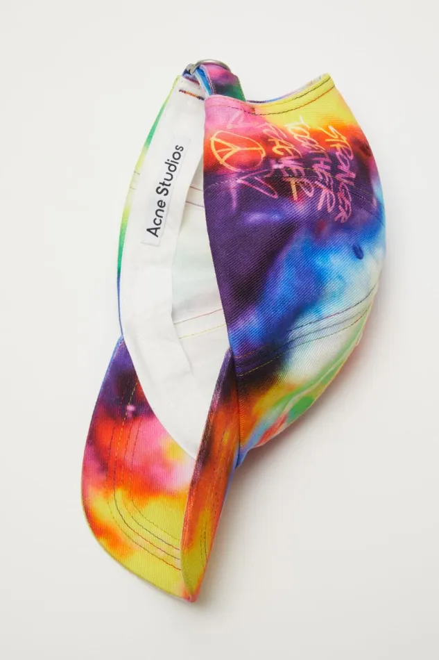 Women Cap Stronger Together Forever Multicolor Acne Studios Hats