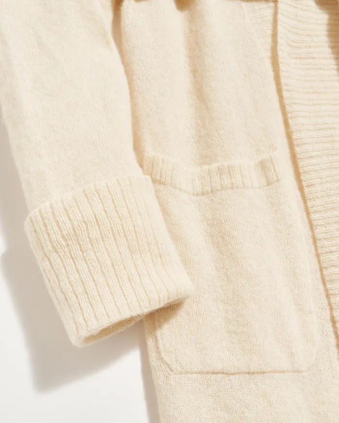 Women Cardigan Coat Ivory Billy Reid Sweaters and Knits