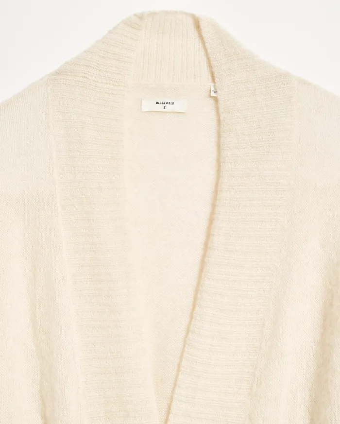 Women Cardigan Coat Ivory Billy Reid Sweaters and Knits