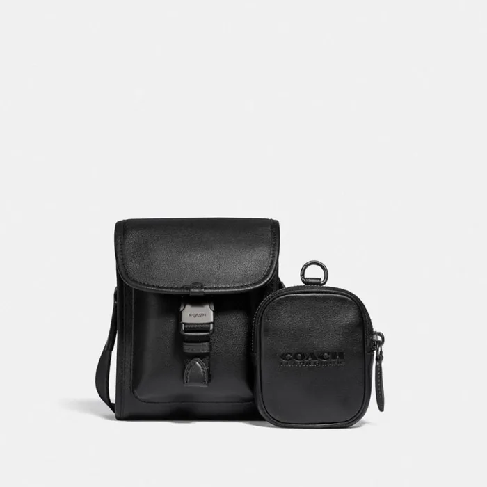 Women Charter NorthSouth Crossbody With Hybrid Pouch Black Coach Tech and Travel