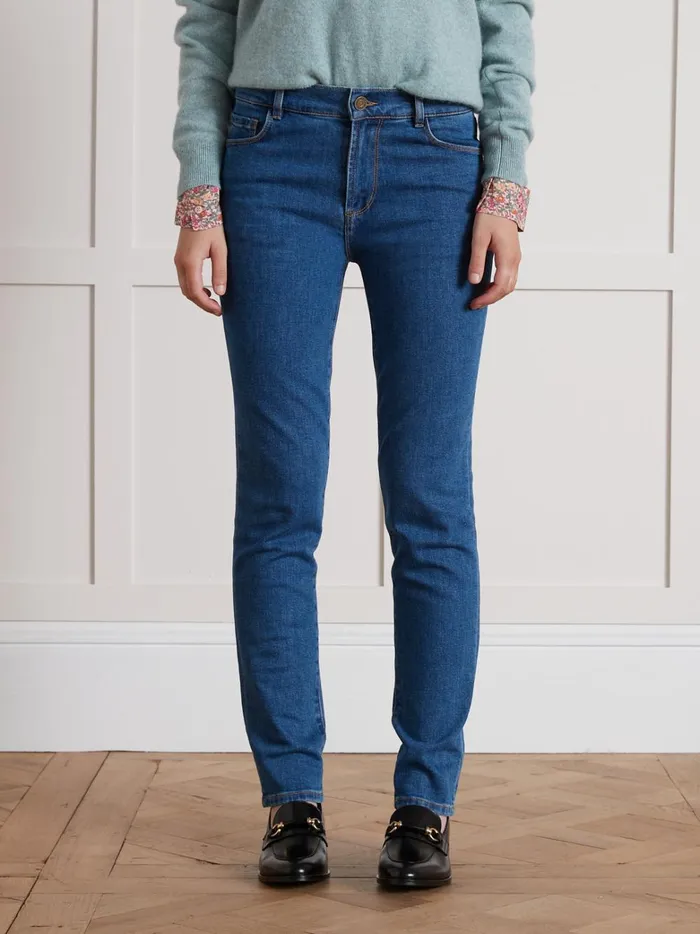 Women Clothing Cyrillus SlimLeg Mathilde Jeans In Organic Cotton And EcoFriendly Wash Denim Stone Women Clothing Cyrillus SlimLeg Mathilde Jeans In Organic Cotton And EcoFriendly Wash Denim Stone