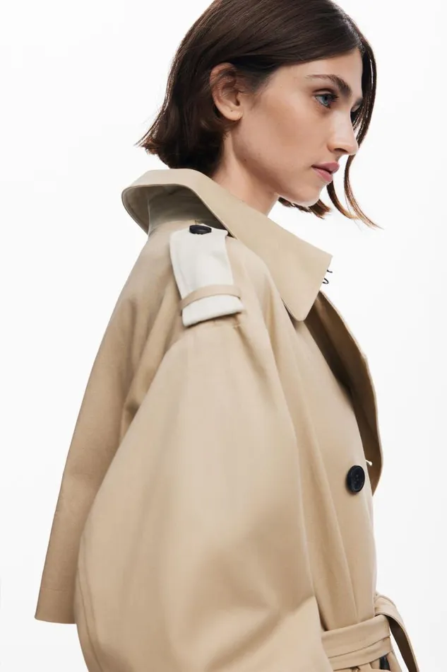 Women Coats And Jackets Desigual Combined Trench Coat