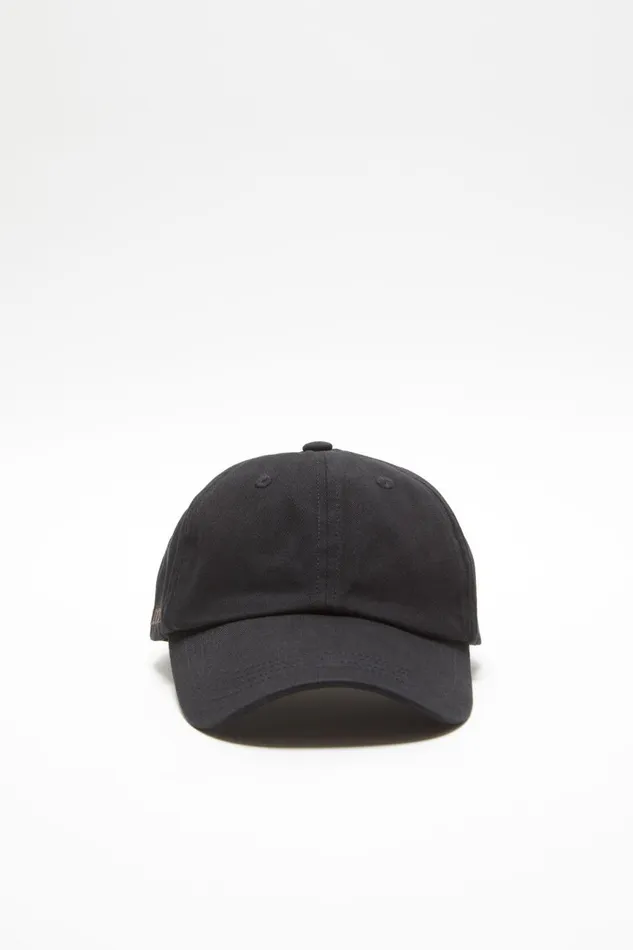 Women Cotton Twill Cap Black Acne Studios Hats
