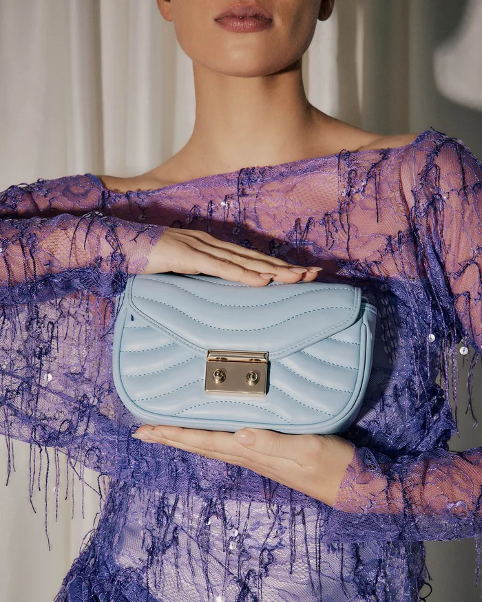 Women CROSS BODY BAGS jomercer Maya cross body sky blue leather Women CROSS BODY BAGS jomercer Maya cross body sky blue leather