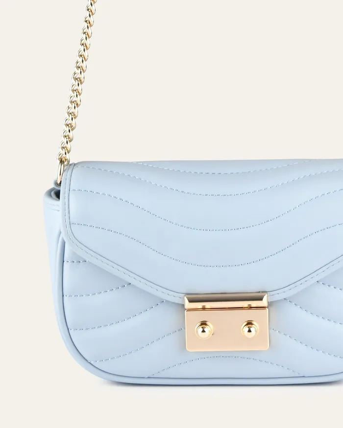 Women CROSS BODY BAGS jomercer Maya cross body sky blue leather Women CROSS BODY BAGS jomercer Maya cross body sky blue leather