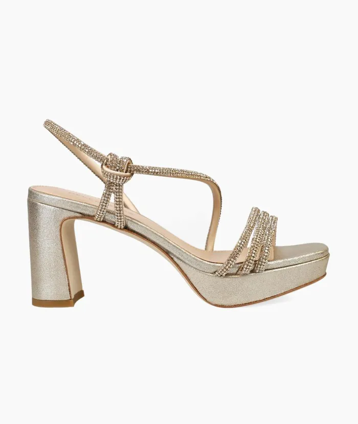 Women Darine Platform 8211 Gold Pelle Moda Platforms